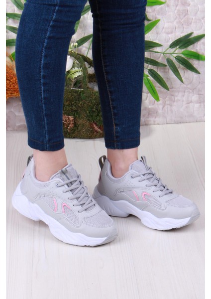 2107 Lmb Rahat Hafif Kalın Taban Sneaker Kadın Spor Ayakkabı