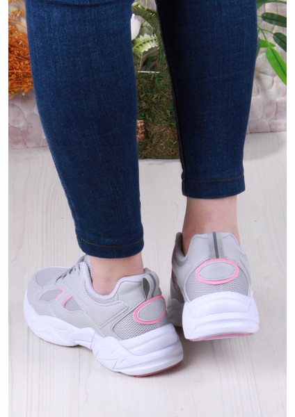 2107 Lmb Rahat Hafif Kalın Taban Sneaker Kadın Spor Ayakkabı