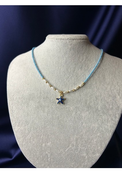 Deniz Yıldızlı Incili Boncuk Kolye fiyatları