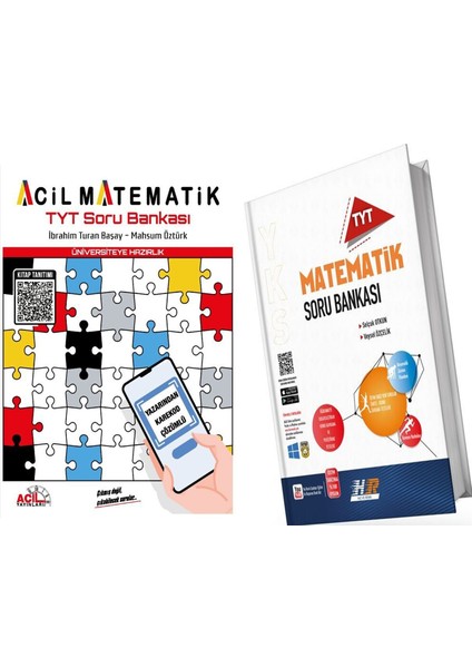 Hız ve Renk Tyt Matematik ve Acil Tyt Matematik Soru Bankası 2 Kitap Set
