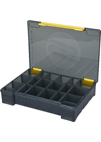 TBX50M 250X175X50CM Siyah Balıkçı Malzeme Kutusu