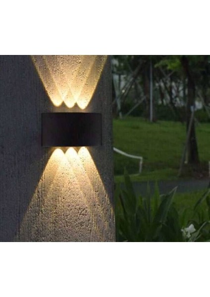 6W Efes 3+3 Dekoratif LED Aplik 3200K Sarı Işık
