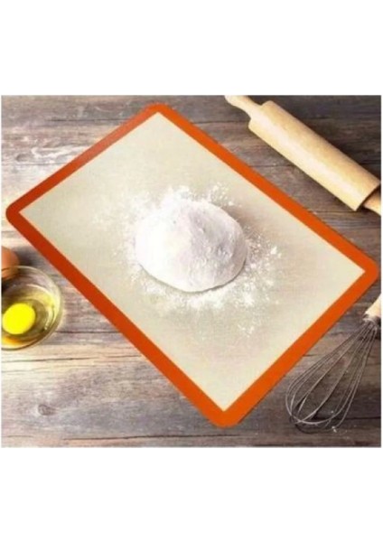 Silikon Silpat Pişirme Matı - 30X40 cm Yanmaz Yapışmaz Fırın Matı
