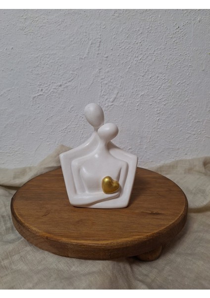 Dekoratif Soyut Sevgili Beton Biblo