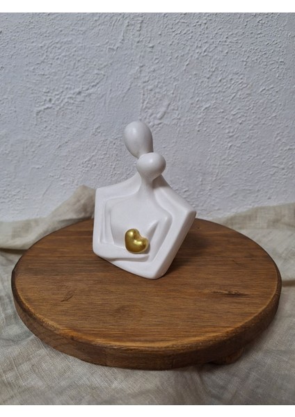 Dekoratif Soyut Sevgili Beton Biblo