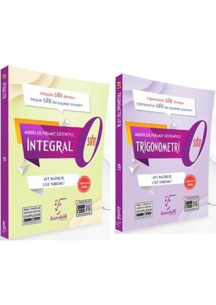 Karekök Yayınları Türev ve Integral Sıfır 2 Kitap Set