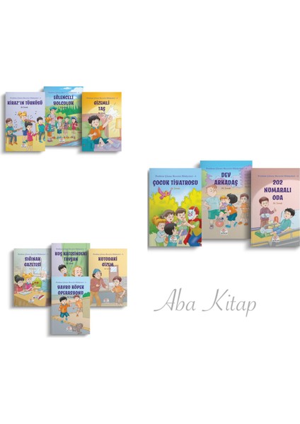 Problem Çözme Becerisi Hikayeleri 4 (10 Kitap) (3.sınıf Okuma Hikaye Öykü Kitapları Seti)