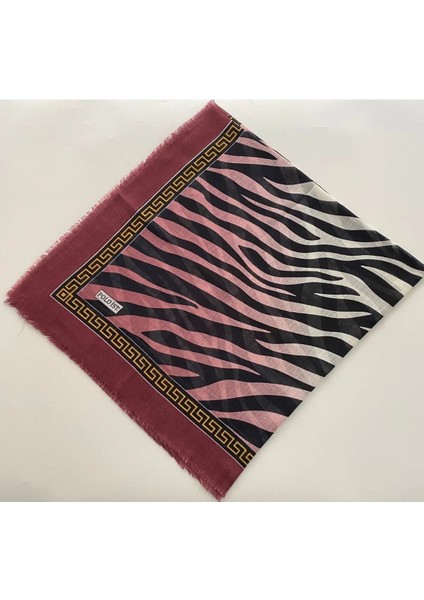 Zebra Desen Ince Tülbent Yazma