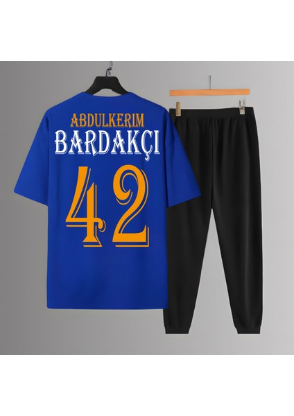 Abdülkerim Bardakcı Futbolcu Sırt Forma Baskılı Unisex Tişört Regular Fit T-Shirt Eşofman Takımı