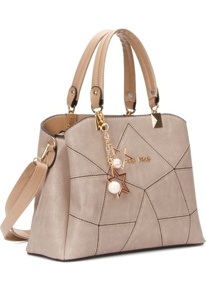 Kadın Butterfly El ve Omuz Çantası Kol Çantası Charm Detaylı