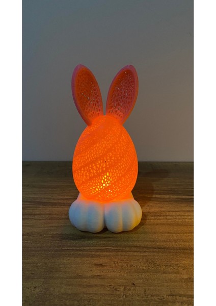Tavşan Tealight Mumluk Dekoratif Tavşan Obje Renkli Tavşanlar Mum Hediyeli Paskalya Figür fiyatları