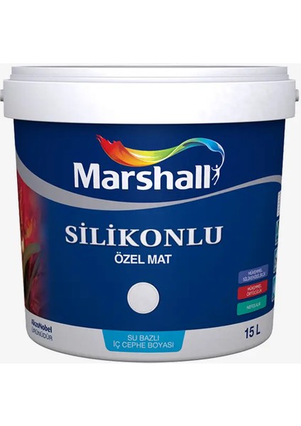 Silikonlu Özel Mat Iç Cephe Boyası 2.5lt (3kg)