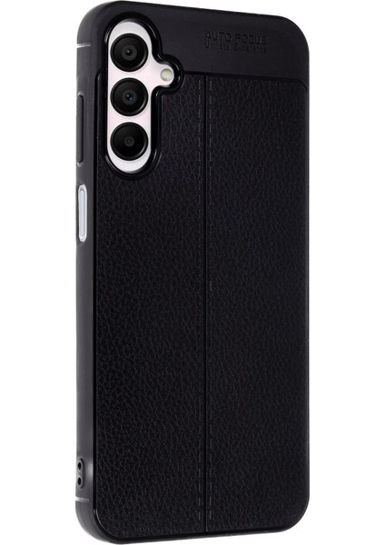 Samsung Galaxy A15 Kılıf Focus Deri Desen Silikon Kapak