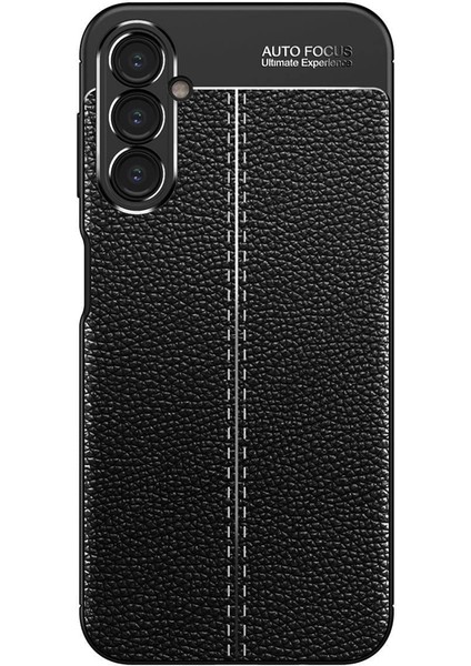 Samsung Galaxy A05S Kılıf Focus Deri Desen Silikon Kapak