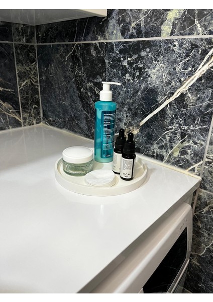 Dekoratif Tepsi, Organizer 20 x 20 cm , Banyo Organizeri fiyatları