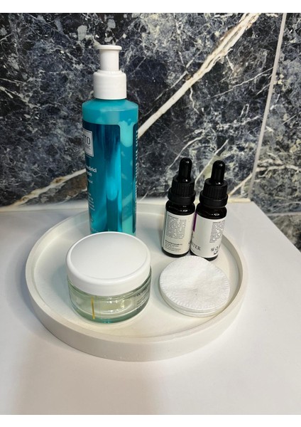 Dekoratif Tepsi, Organizer 20 x 20 cm , Banyo Organizeri modelleri