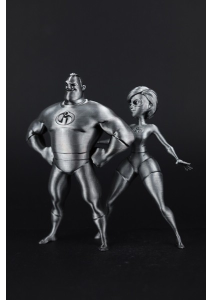 The Incredibles - Inanılmaz Aile - Figür / Büst - 17CM & 15.5cm modelleri