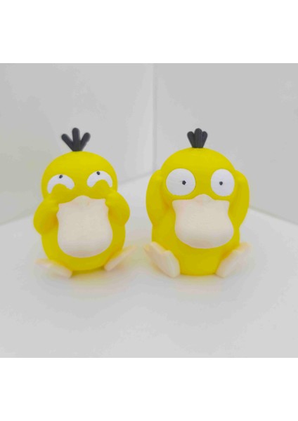 2li Psyduck Pokemon Chibi Oyuncak Figür