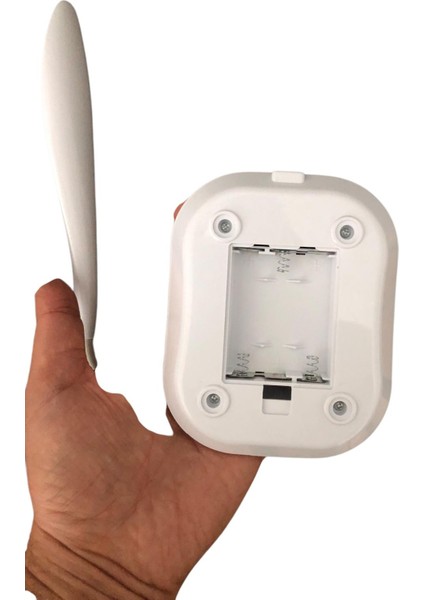 Pilli Ledli Masa Lambası 3 Kademeli Okuma Işığı Çalışma Lambası Beyaz Işık USB Kablolu