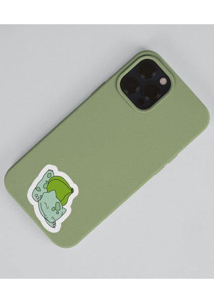 Balbazar (Bulbasaur) Pokemon Sticker Set -2'li- Parlak Kağıt - Süsleme Çıkartmaları Telefon -Tablet Etiketleri fırsatları