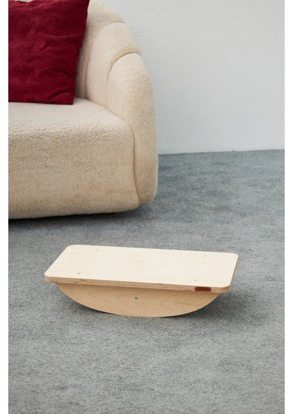 Yat Design Crafts Denge Tahtası Balance Board Doğal Ahşap Çocuk Oyuncak