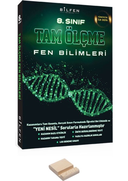 LGS 8. Sınıf Tam Ölçme Etkinlikli Fen Bilimleri Soru Bankası + Telefon Tutucu