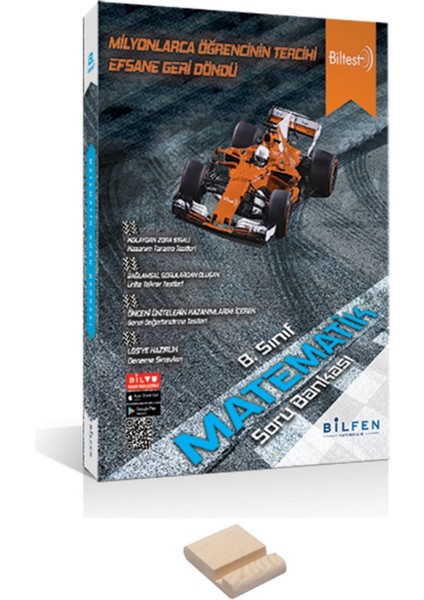 LGS 8. Sınıf Biltest Matematik Soru Bankası + Telefon Tutucu