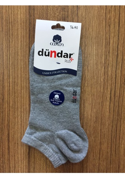 Erkek Pamuklu 6'lı Dikişsiz Patik Çorap Asorti Gri Fume Lacivert