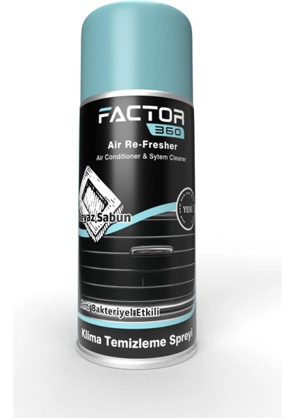 FACTOR360 Klima Bombası Beyaz Sabun - 150ML