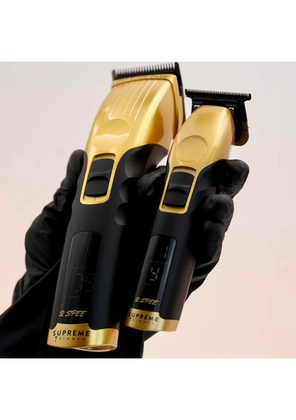 Altın 2spee Trimmer & Clipper Seti | Sessiz | LCD Ekranlı | Ergonomik