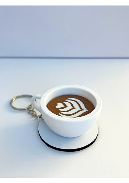 Kahve Fincanı Latte Çanta Charm Barista Aksesuarı Kahve Severler Için Özel Tasarım Anahtarlık fiyatları