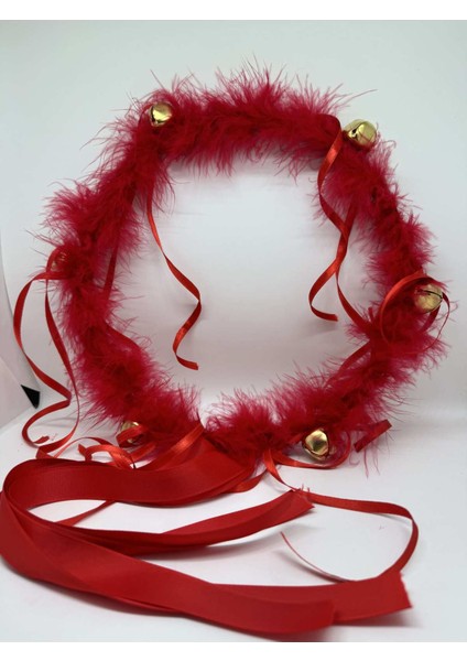 Kına Gecelerine Özel Tüylü Nedime Tefi(Def) Kırmızı 10 Adet modelleri