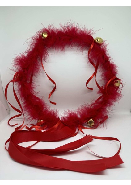 Kına Gecelerine Özel Tüylü Nedime Tefi(Def) Kırmızı 10 Adet indirimleri