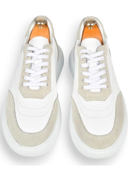 Bağcıklı Eva Taban Deri Ortopedik Spor Ayakkabı SNEAKER2509966