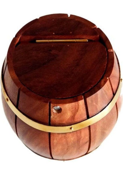 Maun Ağacından Dekoratif Ahşap Fıçı Kumbara fiyatları