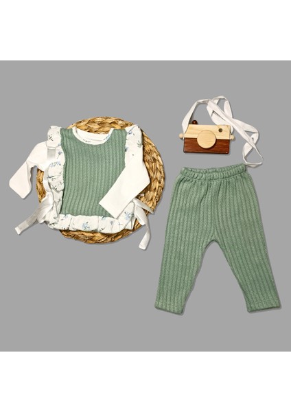 Triko Bağlamalı Üçlü Takım fiyatları