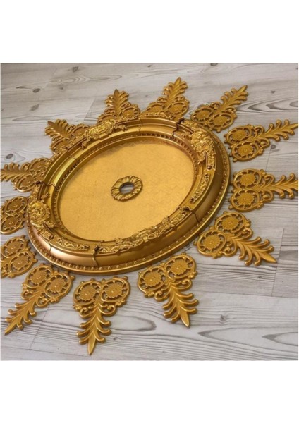 Decogold Altın Saray Tavan Mızrak Motif 14*21 cm