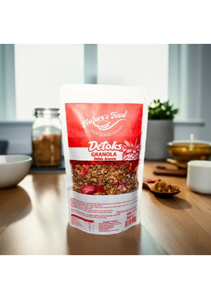 Detoks Granola 300 gr Katkısız Koruyucusuz 1. Kalite Ürünlerden Hazırlanmış Doğal İçerik fiyatları