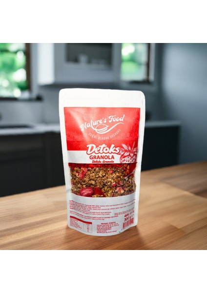 Detoks Granola 300 gr Katkısız Koruyucusuz 1. Kalite Ürünlerden Hazırlanmış Doğal İçerik modelleri