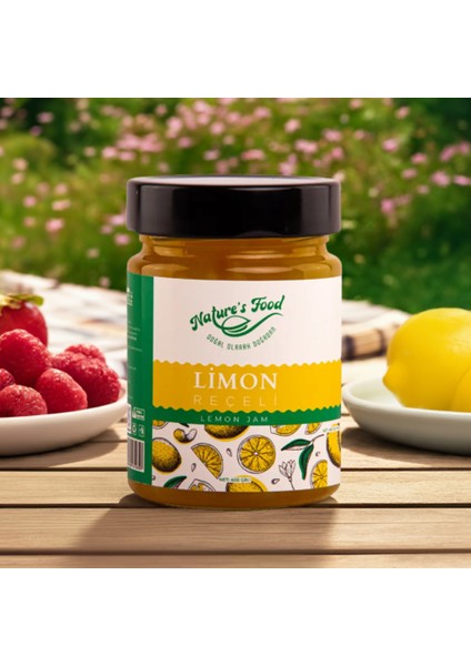 Limon Reçeli Premium Series 400 gr Cam Şişe %65 Limon Doğal İçerik Doğal Tat modelleri