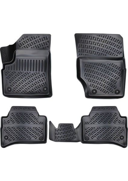 Volkswagen Touareg 2007-2010 3D Havuzlu Paspas