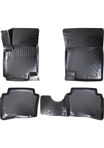 Kia Venga 2009 Sonrası Araca Özel 3D Havuzlu Paspas Siyah Bmy