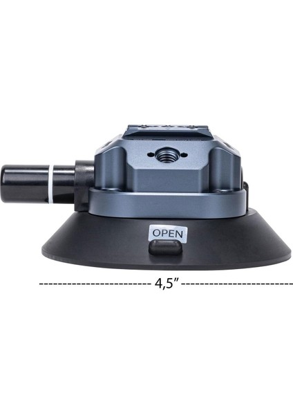 F22 Quick Release Vantuz Vakum Yüzey Tutucu (4.5'')