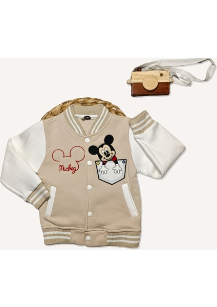 Sırt Baskılı Miki Kolej Ceket