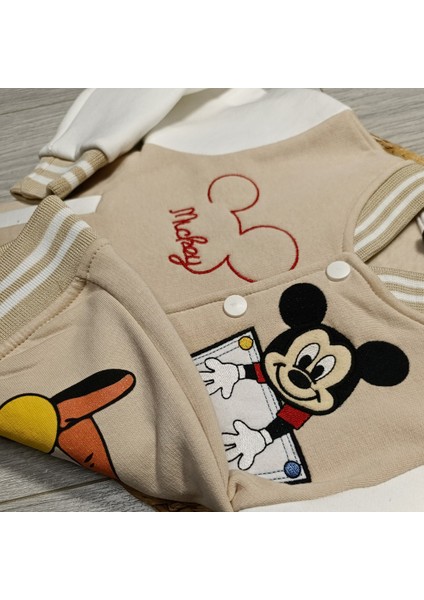 Sırt Baskılı Miki Kolej Ceket modelleri