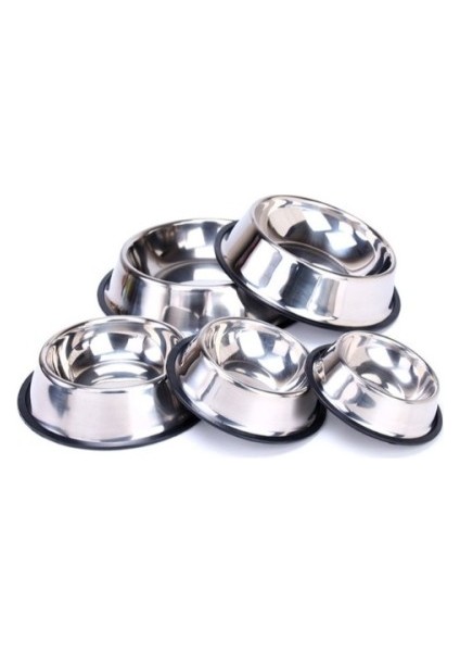 Paslanmaz Çelik Metal Mama Kabı 26 Cm.