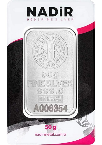 24 Ayar 50 Gram Gümüş Külçe - Ahlatcı Nadirgold Gmr Agakulche Iar modelleri