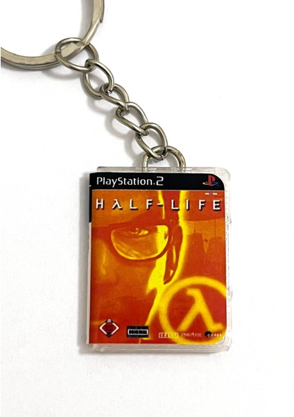 Half Life Ps2 Retro Minyatür Oyun Kutusu Anahtarlık