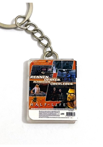 Half Life Ps2 Retro Minyatür Oyun Kutusu Anahtarlık