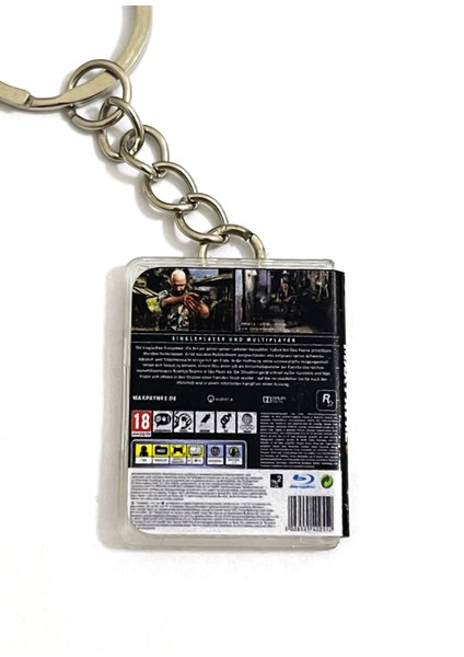 Max Payne 3 Ps3 Minyatür Oyun Kutusu Anahtarlık